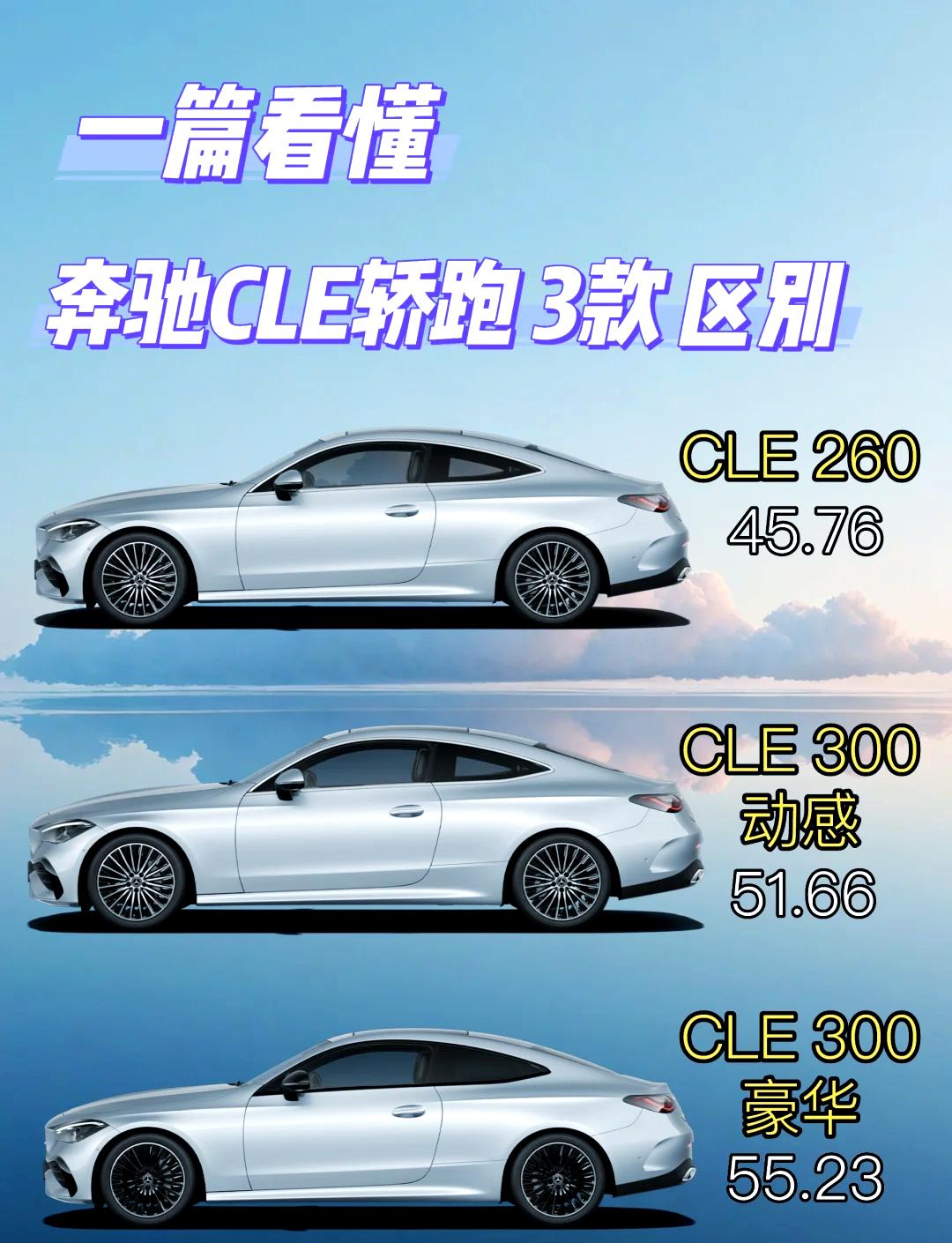 成都奔驰CLE最低45.76万起售 暂无优惠